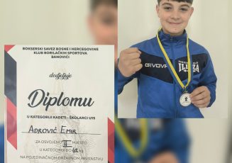 Srebro za našeg mladog borca Emira Adrovića
